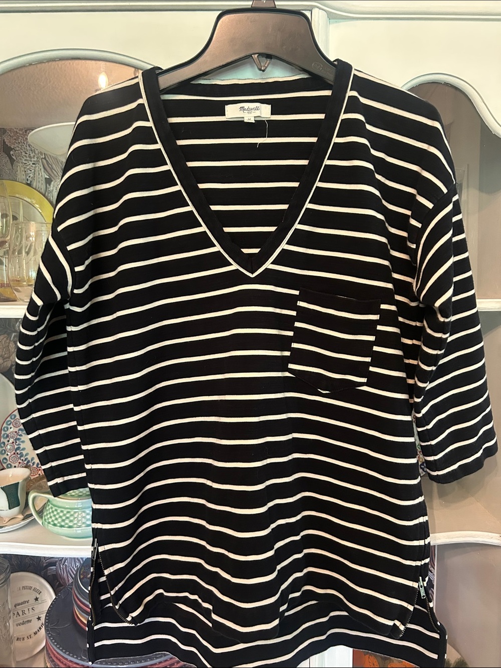 Madewell Striped Top - Picture 1 of 6